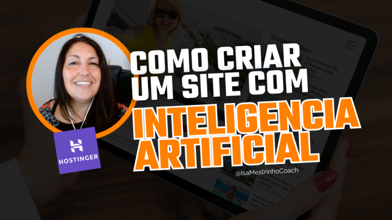 COMO CRIAR UM SITE COM INTELIGENCIA ARTIFICIAL na hostinger