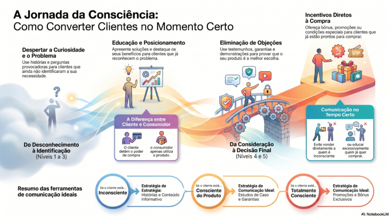 Os 5 Níveis de Consciência do Cliente