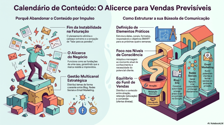 Calendário de conteúdos e a Prospeção ativa