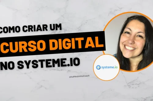 como criar um curso digital no systeme