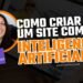 como criar um site na hostinger