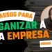 como organizar uma empresa